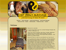 Tablet Screenshot of catpawsmassage.com